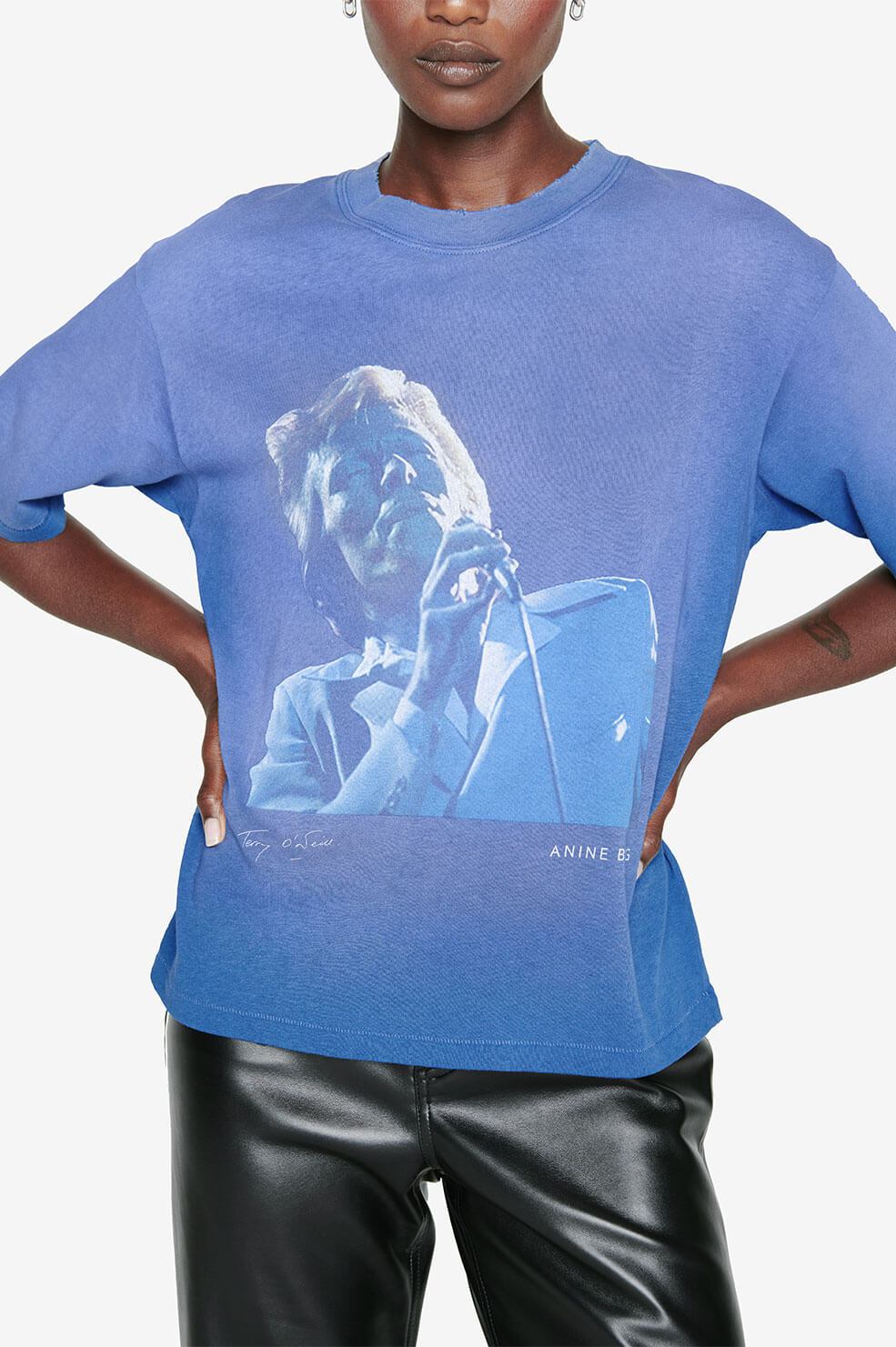 t shirt Anine Bing IDA TEE AB X TO BOWIE HENIN